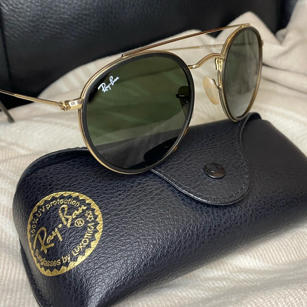 Ray-ban Round Double Bridge Sunglasses - Picture 4 of 11